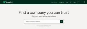 Current Winstler Trustpilot profile showing the winstlercasino.io domain context without personal account data